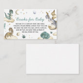 リトル・ドラゴン赤ちゃんシャワーベビー エンクロージャーカード (正面/裏面)