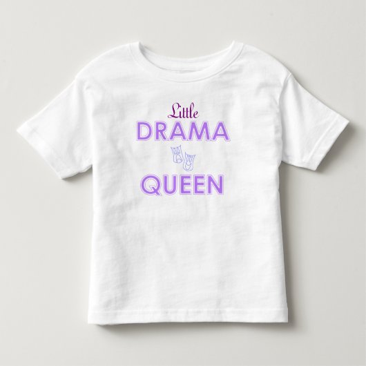 リトル・ドラマ・クイーン トドラーTシャツ (正面)