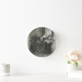 リトル・ドリット、「チャールズ・ディケンズ:ゴシップの話」 ラウンド壁時計 (ホーム)