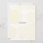 リトル・ハニー・ビー・ベイビー・シャワー 招待状 (裏面)