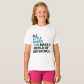 リトル・ハンズ・キャン・ガールのTシャツ Tシャツ (正面フル)