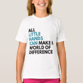 リトル・ハンズ・キャン・ガールのTシャツ Tシャツ (正面)