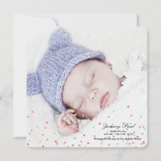 リトル·ハートズ·ボーイ·フォト·バース発表 案内状 (正面)