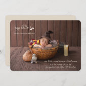 リトル·ハート·フォト·バースの発表 案内状 (正面/裏面)