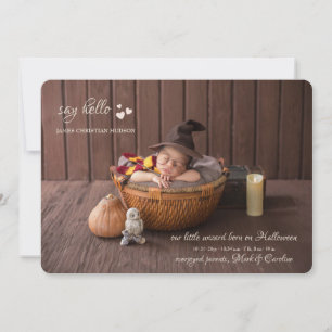 リトル·ハート·フォト·バースの発表 案内状