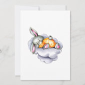 リトル・バニーは赤ちゃんシャワーの招待状を受け取る途中だ 招待状 (裏面)