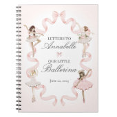 リトル・バレリーナの手紙を私の娘のベビー本に ノートブック (正面)