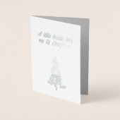 リトル・バーディはクリスマスだと言った 箔カード (正面)