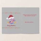 リトル・バーディはクリスマスだと言った 箔カード (内部)