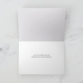 リトル・バーディーが妊娠カードを祝う カード (内部)