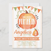 リトル·パプキン·パッチ·バースデー·パーティーの招待 招待状 (正面)