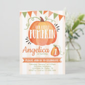 リトル·パプキン·パッチ·バースデー·パーティーの招待 招待状 (スタンド正面)