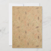 リトル·パンプキン·ワン1歳の誕生日パーティー·ボーイ素朴 招待状 (裏面)