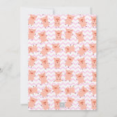 リトル·ピギー·バースデー·パーティーの招待 招待状 (裏面)