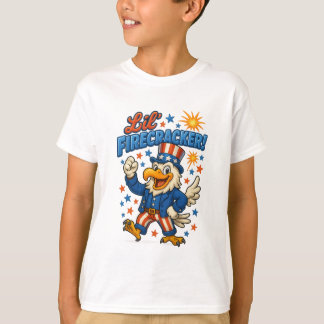 リトル・ファイアークラッカー クラシカル・フリーダム・イーグル Tシャツ