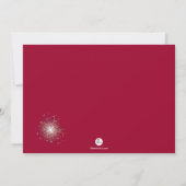 リトル・ファイヤークラッカー誕生日招待状 招待状 (裏面)