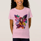 リトル・フェアリー・イン・ザ・ガーデン Tシャツ (正面)