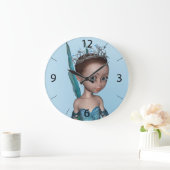 リトル・フェアリー ラージ壁時計 (ホーム)