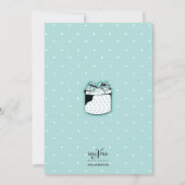 リトル·ブルー·プレゼント 招待状 (裏面)