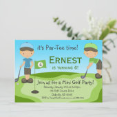 リトル·ブロンド·ボーイ·ゴルファーズ,ゴルフの誕生日パーティー 招待状 (スタンド正面)