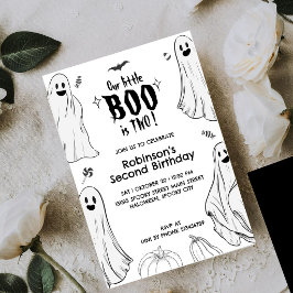 リトル・ブーはハロウィン2歳の誕生日 招待状