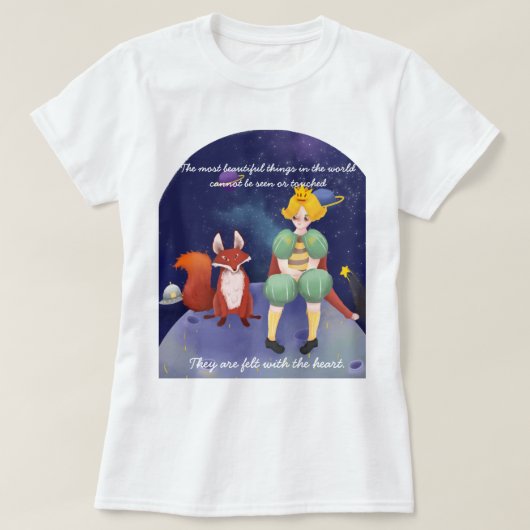 リトル・プリンス Tシャツ (デザイン正面)