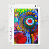 リトル・ベアの夢 ポストカード (正面/裏面)