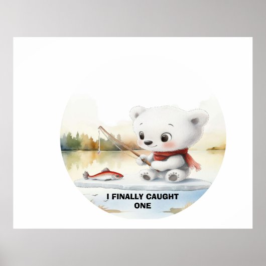 リトル・ベアは最終的に魚を上陸させた ポスター (正面)