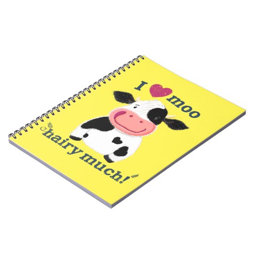 リトル・ホルスタイン・カウーは君を非常に愛してる! ノートブック (左側)