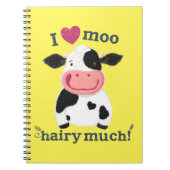 リトル・ホルスタイン・カウーは君を非常に愛してる! ノートブック (正面)