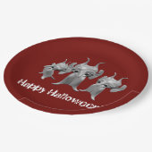 リトル・マルティアン，ハッピーハローウィンパーソナライズされた, ペーパープレート (アングル)