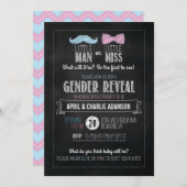 リトル・マンかリッ恋しく思トル?性別の表示 招待状 (正面/裏面)