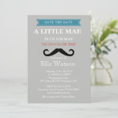 リトル・マンはベビーシャワー招待状 招待状 (スタンド正面)