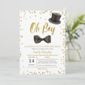 リトル・マン・イズ・イ・ザ・ウェイ・ベビー・シャワー・招待状 招待状 (スタンド正面)