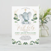 リトル·マン·ジャングルゾウ第1回聖餐式 招待状 (スタンド正面)