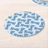 リトル・マン・ボーイの子供の誕生日パーティー ラウンドペーパーコースター (アングル)