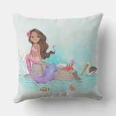 リトル・マーメイドと友人 クッション (裏面)