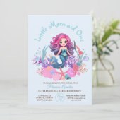 リトル・マーメイドの最初の誕生日パーティー 招待状 (スタンド正面)
