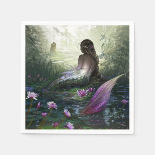 リトル・マーメイド スタンダードカクテルナプキン (正面)