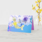 リトル・マーメイド「ハッピーバースデー」 カード (黄色い花)