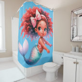 「リトル・マーメイド・プリンセス」 シャワーカーテン (インサイチュ)
