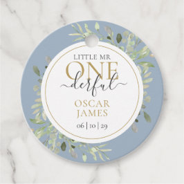 リトル・ミスター・ワンダフル・ボーイ・ファースト・バースデー・ブルー フェイバータグ