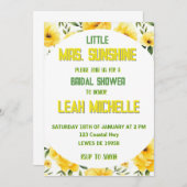リトル・ミス・サンシャイン 招待状 (正面/裏面)