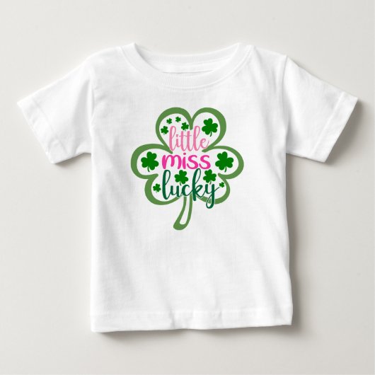 リトル ミス ラッキー ベビーTシャツ (正面)