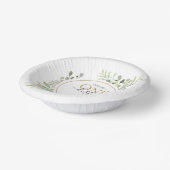 リトル ミス ワンダフル ガール ファースト バースデー ペーパーボウル (傾斜あり)