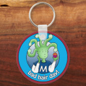 リトル・メドゥーサ。ひどい髪の日だ! キーホルダー (正面)