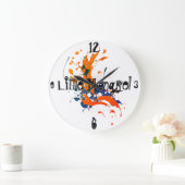 リトル·モおもしろいングレル·ラウンド·クロック ラージ壁時計 (ホーム)