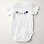 リトル・モンスターファースト・ハロウィーン！ ベビーボディスーツ (裏面)