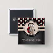 リトル・ラディバグ・バースデー・パーティーのお気に入りボタン 缶バッジ (正面&裏面)