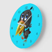 リトル・ラブ・バード ラージ壁時計 (傾斜)